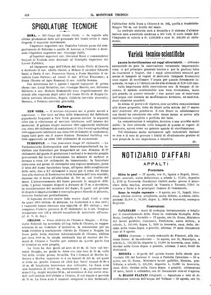 Il monitore tecnico giornale d'architettura, d'Ingegneria civile ed industriale, d'edilizia ed arti affini