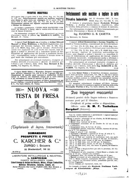 Il monitore tecnico giornale d'architettura, d'Ingegneria civile ed industriale, d'edilizia ed arti affini