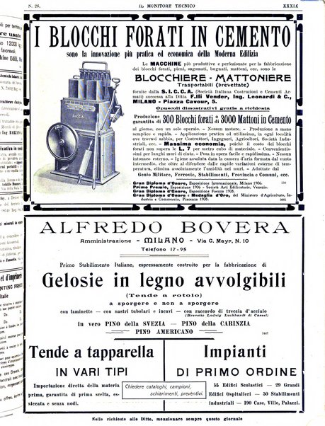 Il monitore tecnico giornale d'architettura, d'Ingegneria civile ed industriale, d'edilizia ed arti affini