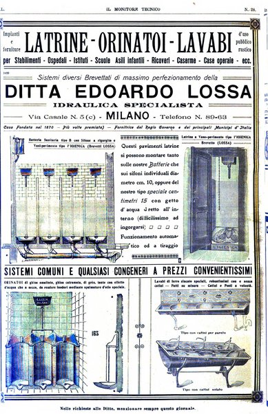 Il monitore tecnico giornale d'architettura, d'Ingegneria civile ed industriale, d'edilizia ed arti affini