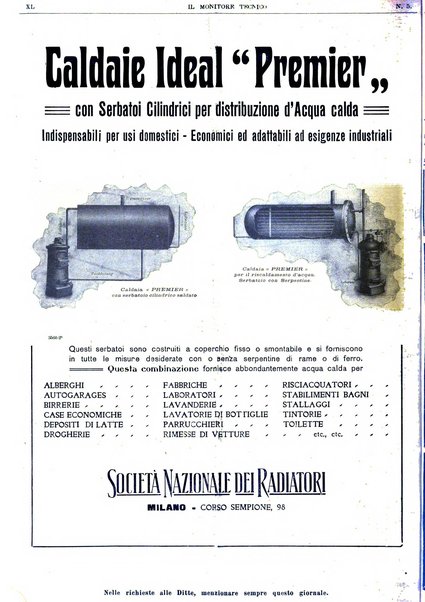 Il monitore tecnico giornale d'architettura, d'Ingegneria civile ed industriale, d'edilizia ed arti affini