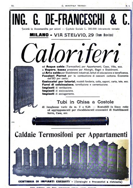 Il monitore tecnico giornale d'architettura, d'Ingegneria civile ed industriale, d'edilizia ed arti affini