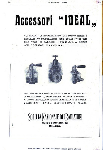 Il monitore tecnico giornale d'architettura, d'Ingegneria civile ed industriale, d'edilizia ed arti affini