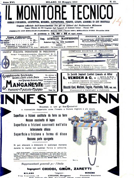 Il monitore tecnico giornale d'architettura, d'Ingegneria civile ed industriale, d'edilizia ed arti affini