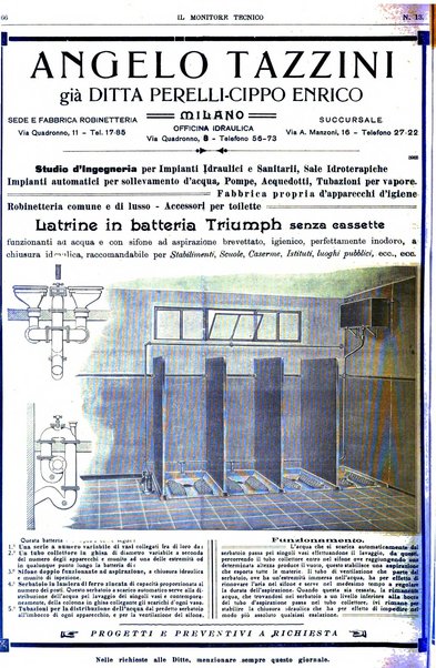 Il monitore tecnico giornale d'architettura, d'Ingegneria civile ed industriale, d'edilizia ed arti affini