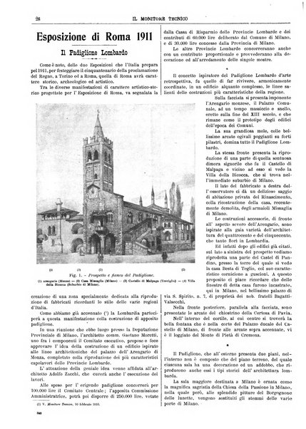 Il monitore tecnico giornale d'architettura, d'Ingegneria civile ed industriale, d'edilizia ed arti affini