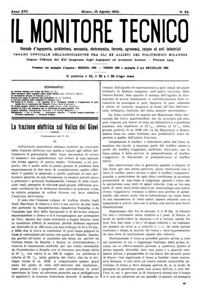 Il monitore tecnico giornale d'architettura, d'Ingegneria civile ed industriale, d'edilizia ed arti affini