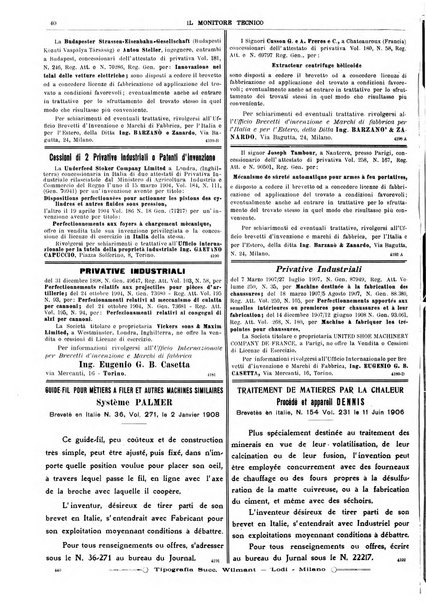 Il monitore tecnico giornale d'architettura, d'Ingegneria civile ed industriale, d'edilizia ed arti affini