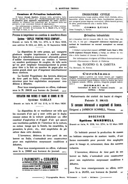 Il monitore tecnico giornale d'architettura, d'Ingegneria civile ed industriale, d'edilizia ed arti affini