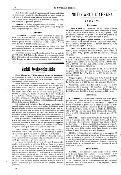 Il monitore tecnico giornale d'architettura, d'Ingegneria civile ed industriale, d'edilizia ed arti affini