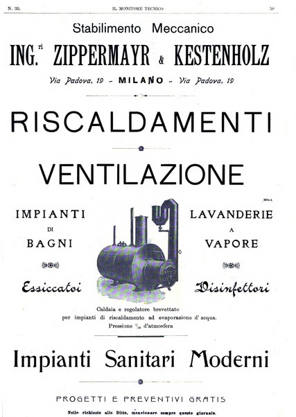 Il monitore tecnico giornale d'architettura, d'Ingegneria civile ed industriale, d'edilizia ed arti affini