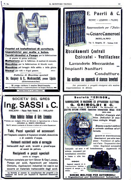 Il monitore tecnico giornale d'architettura, d'Ingegneria civile ed industriale, d'edilizia ed arti affini