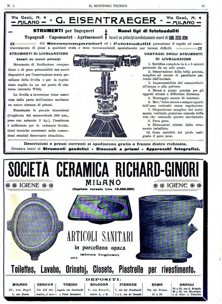 Il monitore tecnico giornale d'architettura, d'Ingegneria civile ed industriale, d'edilizia ed arti affini