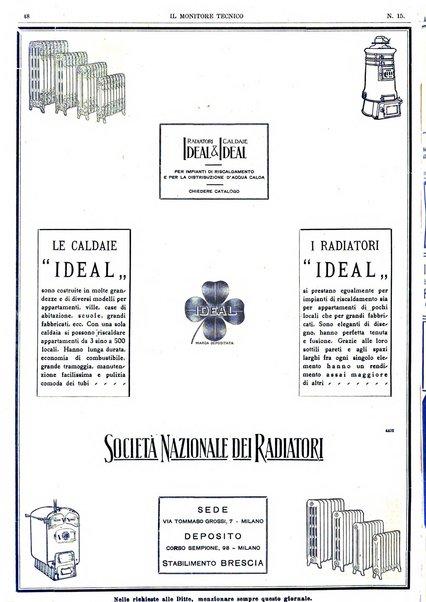 Il monitore tecnico giornale d'architettura, d'Ingegneria civile ed industriale, d'edilizia ed arti affini