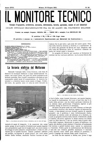 Il monitore tecnico giornale d'architettura, d'Ingegneria civile ed industriale, d'edilizia ed arti affini