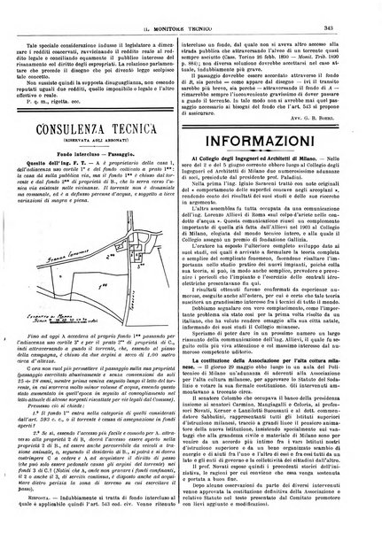 Il monitore tecnico giornale d'architettura, d'Ingegneria civile ed industriale, d'edilizia ed arti affini