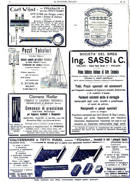 Il monitore tecnico giornale d'architettura, d'Ingegneria civile ed industriale, d'edilizia ed arti affini