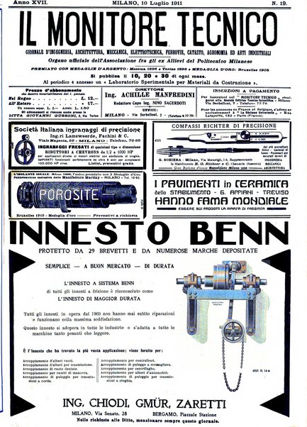 Il monitore tecnico giornale d'architettura, d'Ingegneria civile ed industriale, d'edilizia ed arti affini