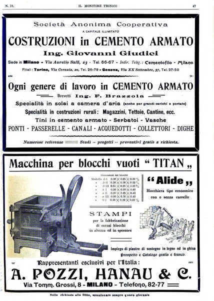 Il monitore tecnico giornale d'architettura, d'Ingegneria civile ed industriale, d'edilizia ed arti affini