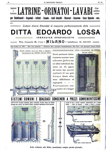 Il monitore tecnico giornale d'architettura, d'Ingegneria civile ed industriale, d'edilizia ed arti affini