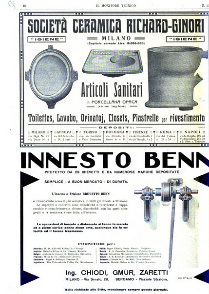 Il monitore tecnico giornale d'architettura, d'Ingegneria civile ed industriale, d'edilizia ed arti affini