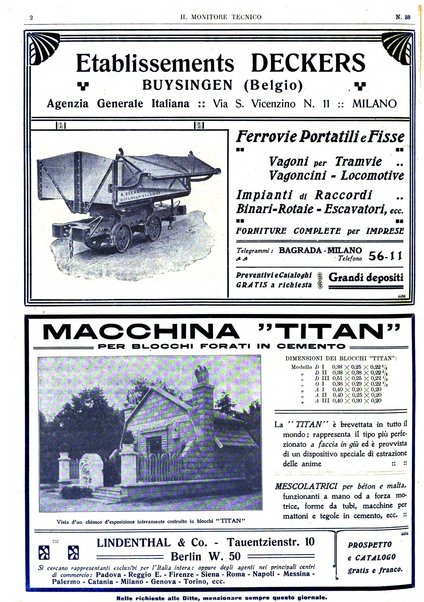 Il monitore tecnico giornale d'architettura, d'Ingegneria civile ed industriale, d'edilizia ed arti affini