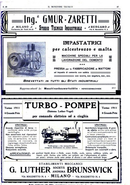 Il monitore tecnico giornale d'architettura, d'Ingegneria civile ed industriale, d'edilizia ed arti affini