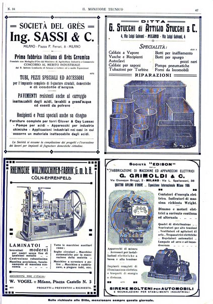 Il monitore tecnico giornale d'architettura, d'Ingegneria civile ed industriale, d'edilizia ed arti affini