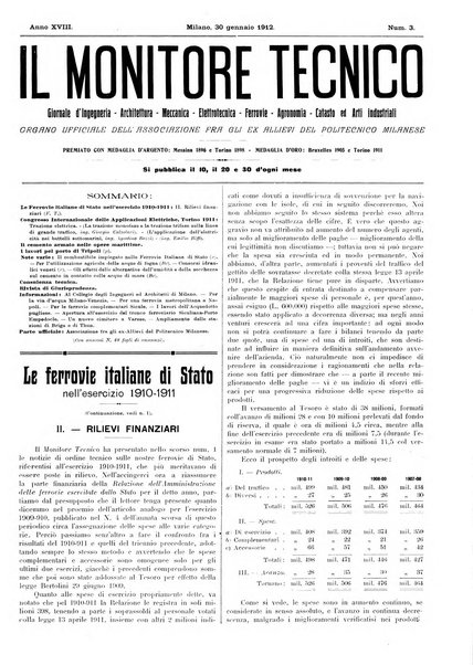 Il monitore tecnico giornale d'architettura, d'Ingegneria civile ed industriale, d'edilizia ed arti affini