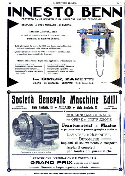 Il monitore tecnico giornale d'architettura, d'Ingegneria civile ed industriale, d'edilizia ed arti affini