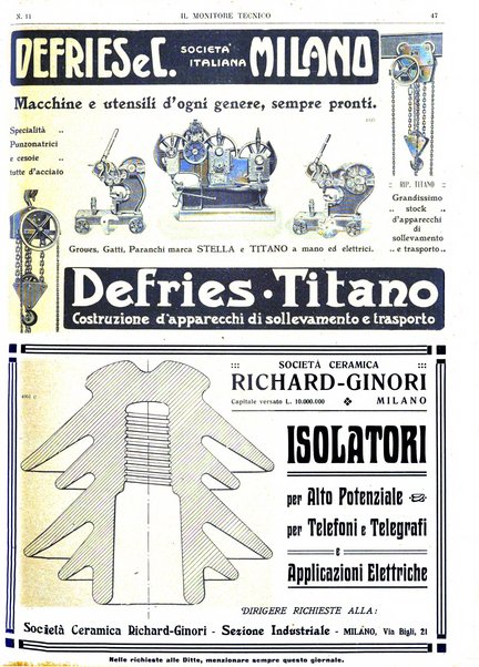 Il monitore tecnico giornale d'architettura, d'Ingegneria civile ed industriale, d'edilizia ed arti affini