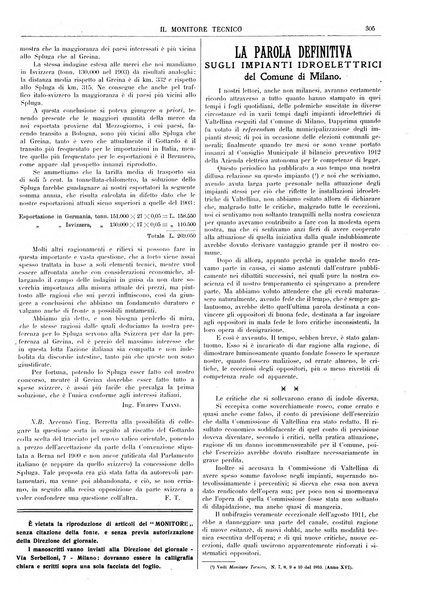 Il monitore tecnico giornale d'architettura, d'Ingegneria civile ed industriale, d'edilizia ed arti affini