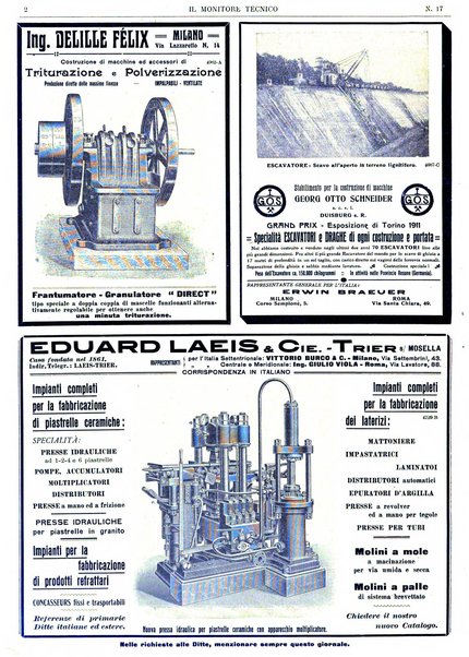 Il monitore tecnico giornale d'architettura, d'Ingegneria civile ed industriale, d'edilizia ed arti affini