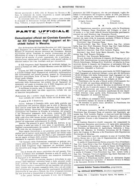 Il monitore tecnico giornale d'architettura, d'Ingegneria civile ed industriale, d'edilizia ed arti affini