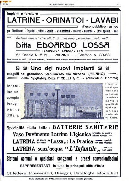 Il monitore tecnico giornale d'architettura, d'Ingegneria civile ed industriale, d'edilizia ed arti affini