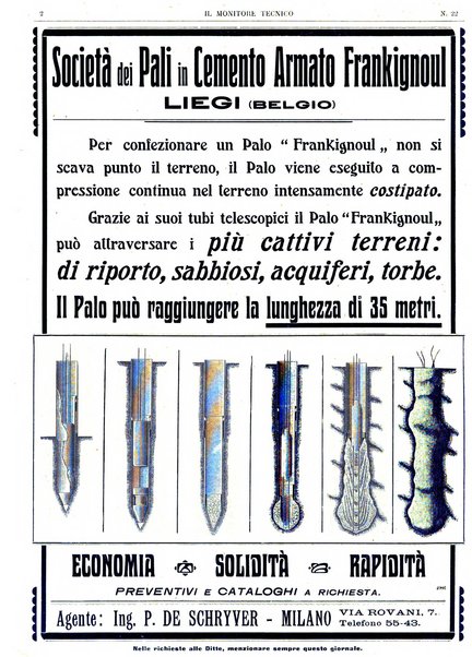 Il monitore tecnico giornale d'architettura, d'Ingegneria civile ed industriale, d'edilizia ed arti affini