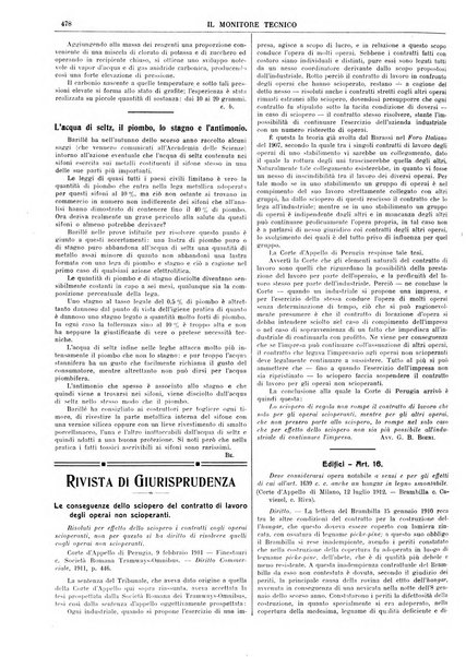 Il monitore tecnico giornale d'architettura, d'Ingegneria civile ed industriale, d'edilizia ed arti affini