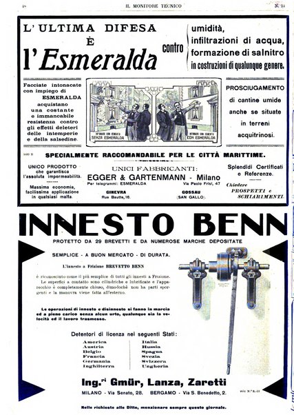 Il monitore tecnico giornale d'architettura, d'Ingegneria civile ed industriale, d'edilizia ed arti affini