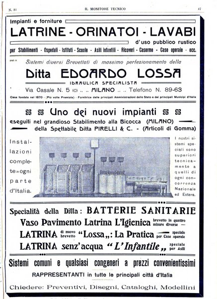 Il monitore tecnico giornale d'architettura, d'Ingegneria civile ed industriale, d'edilizia ed arti affini