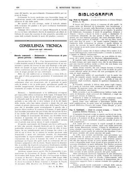 Il monitore tecnico giornale d'architettura, d'Ingegneria civile ed industriale, d'edilizia ed arti affini