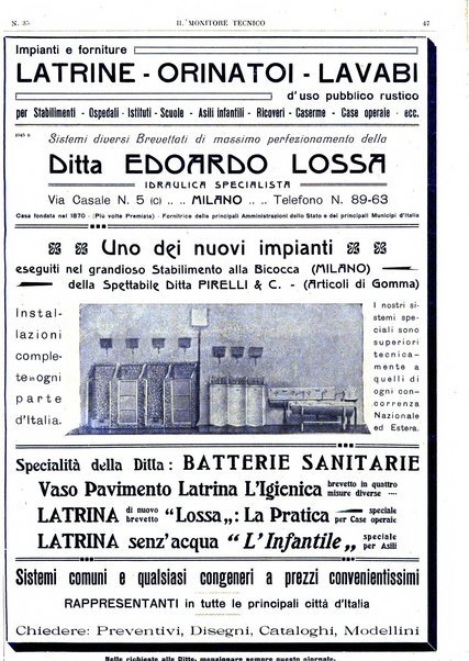 Il monitore tecnico giornale d'architettura, d'Ingegneria civile ed industriale, d'edilizia ed arti affini