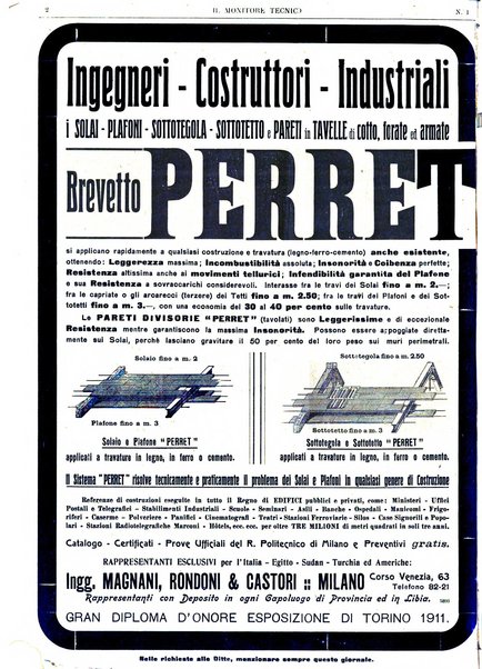 Il monitore tecnico giornale d'architettura, d'Ingegneria civile ed industriale, d'edilizia ed arti affini