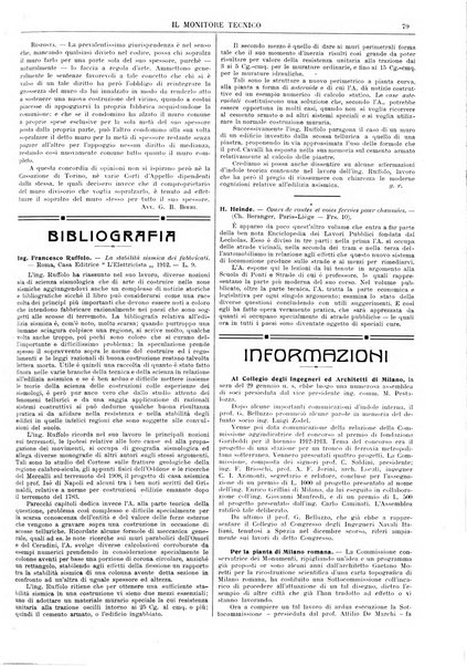 Il monitore tecnico giornale d'architettura, d'Ingegneria civile ed industriale, d'edilizia ed arti affini