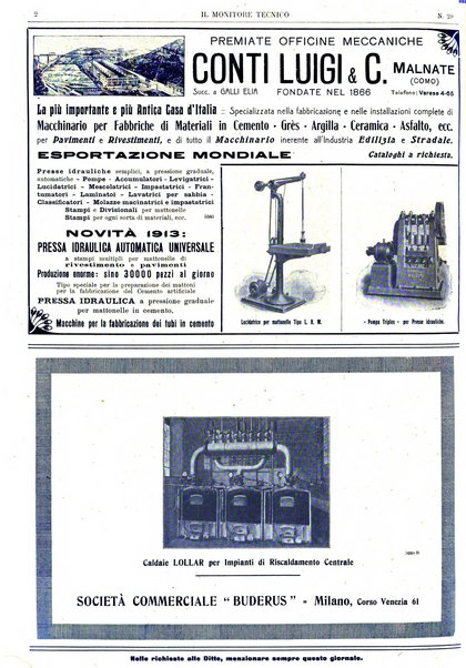 Il monitore tecnico giornale d'architettura, d'Ingegneria civile ed industriale, d'edilizia ed arti affini