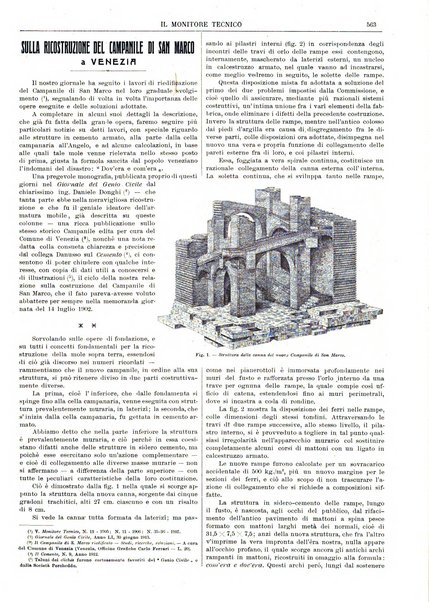 Il monitore tecnico giornale d'architettura, d'Ingegneria civile ed industriale, d'edilizia ed arti affini