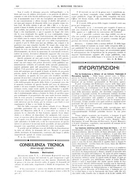 Il monitore tecnico giornale d'architettura, d'Ingegneria civile ed industriale, d'edilizia ed arti affini