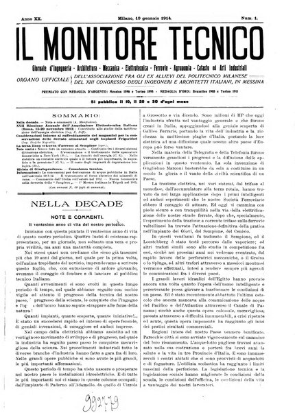 Il monitore tecnico giornale d'architettura, d'Ingegneria civile ed industriale, d'edilizia ed arti affini