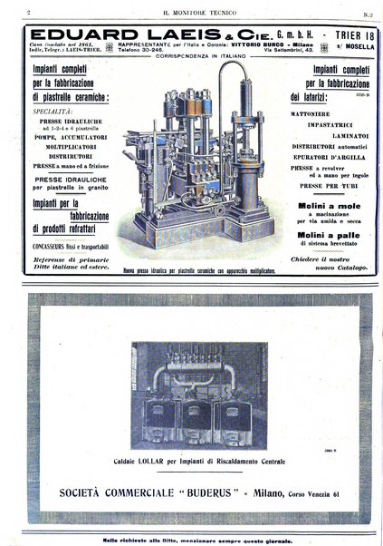 Il monitore tecnico giornale d'architettura, d'Ingegneria civile ed industriale, d'edilizia ed arti affini