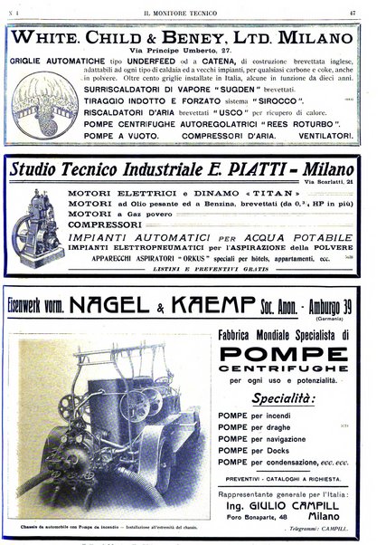 Il monitore tecnico giornale d'architettura, d'Ingegneria civile ed industriale, d'edilizia ed arti affini