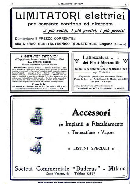 Il monitore tecnico giornale d'architettura, d'Ingegneria civile ed industriale, d'edilizia ed arti affini